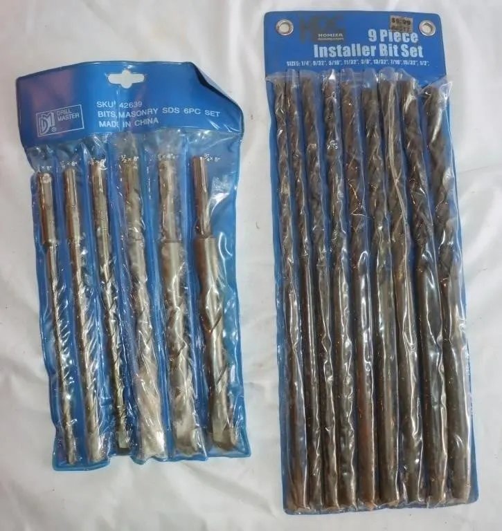Drill Master & Homier Drill Bit Sets