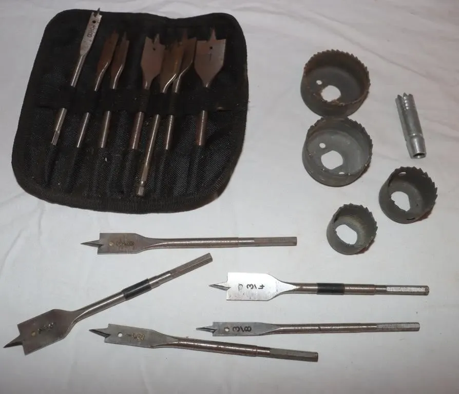 Spade Drill Bits Set & Hole Saws