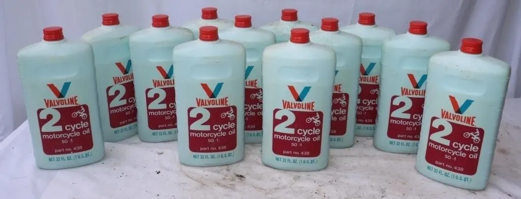 12) Valvoline 2-Cycle Motorcycle Oil