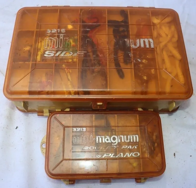 2 Plano Fishing Tackle Boxes w/ Lures