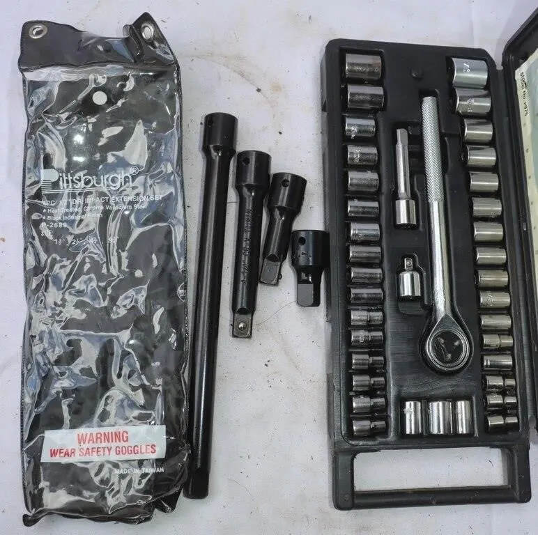 Pittsburgh 1/2" Impact Extension Set &
