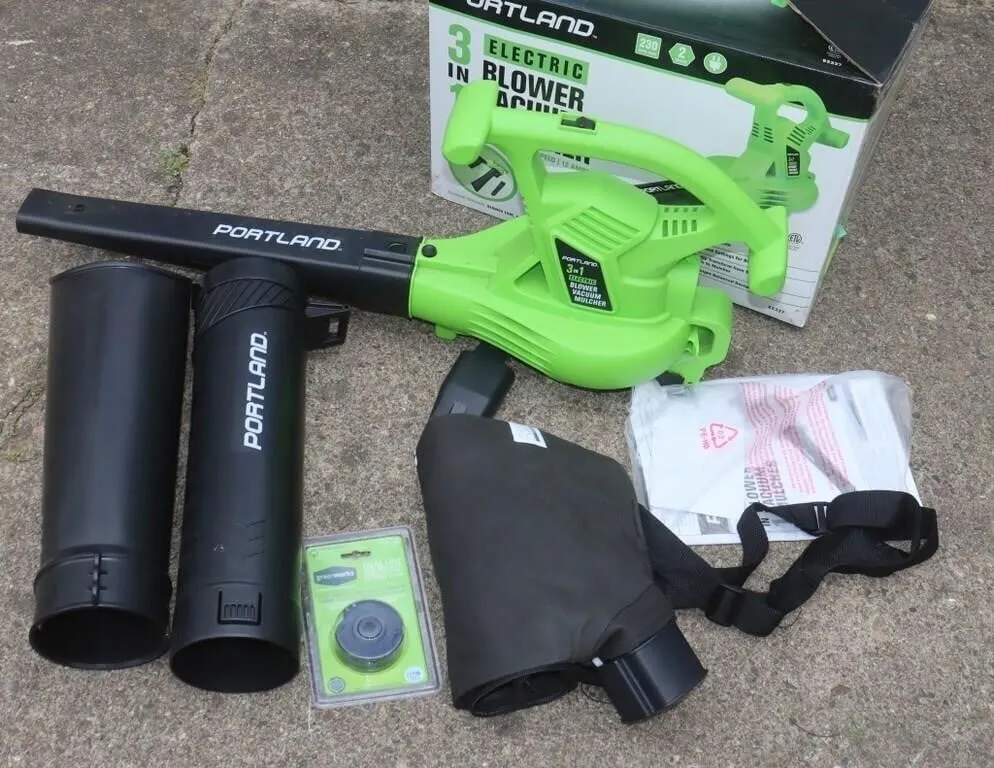 Portland 3-In-1 Electric Blower Vacuum Mulcher