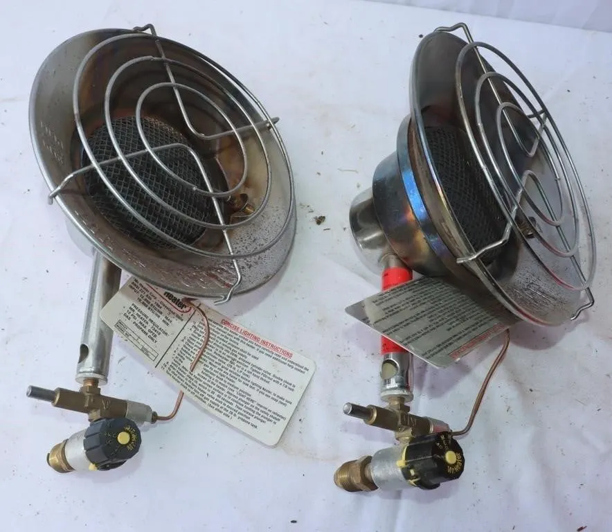 2 Mr. Heater Propane Tank-Top Heaters