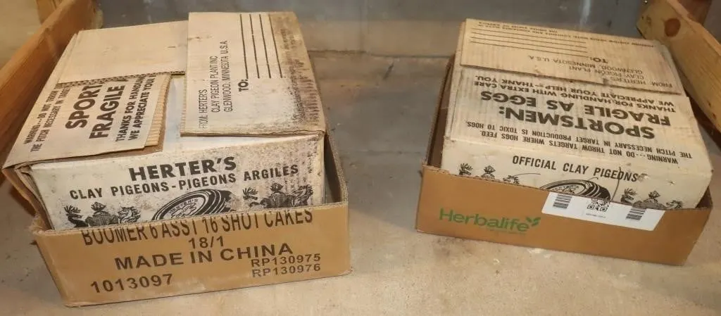 2 Boxes Herter's Clay Pigeons: