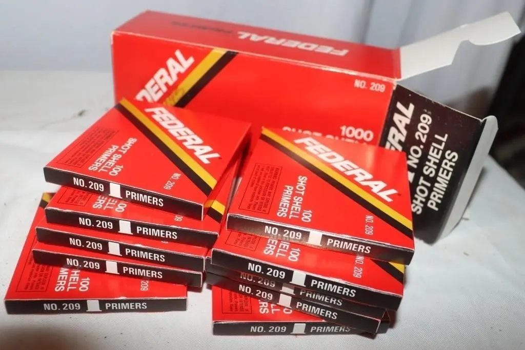 Federal No. 209 Shot Shell Primers 1000ct