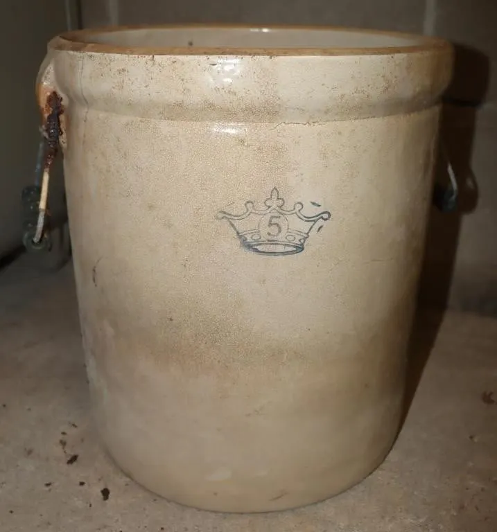 Crown 5 Gal Stoneware Crock
