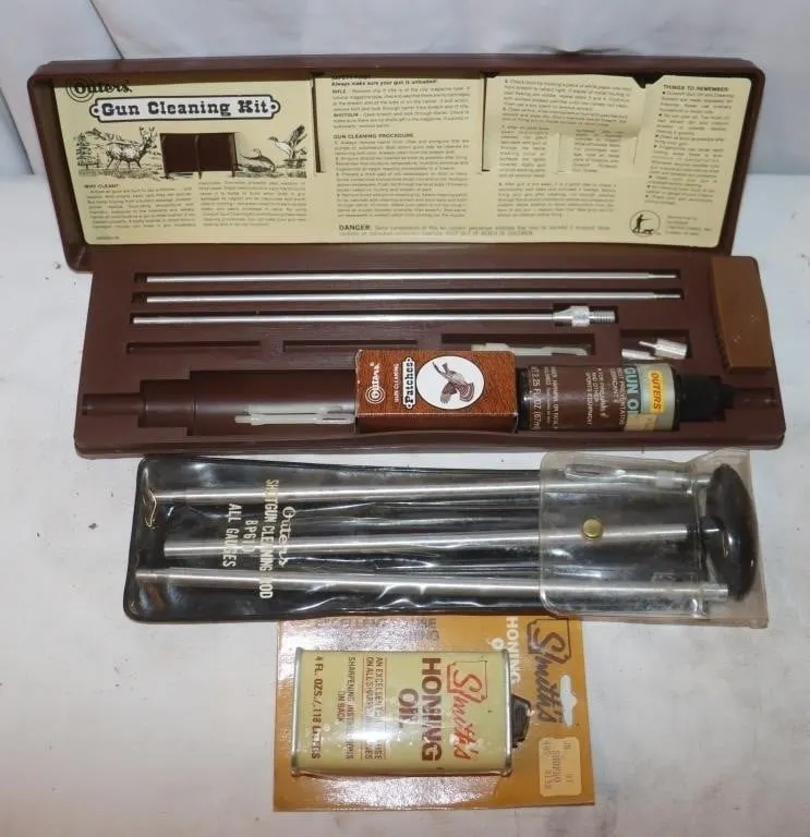 Outers Gun Cleaning Kit & Smith's Honing Oil