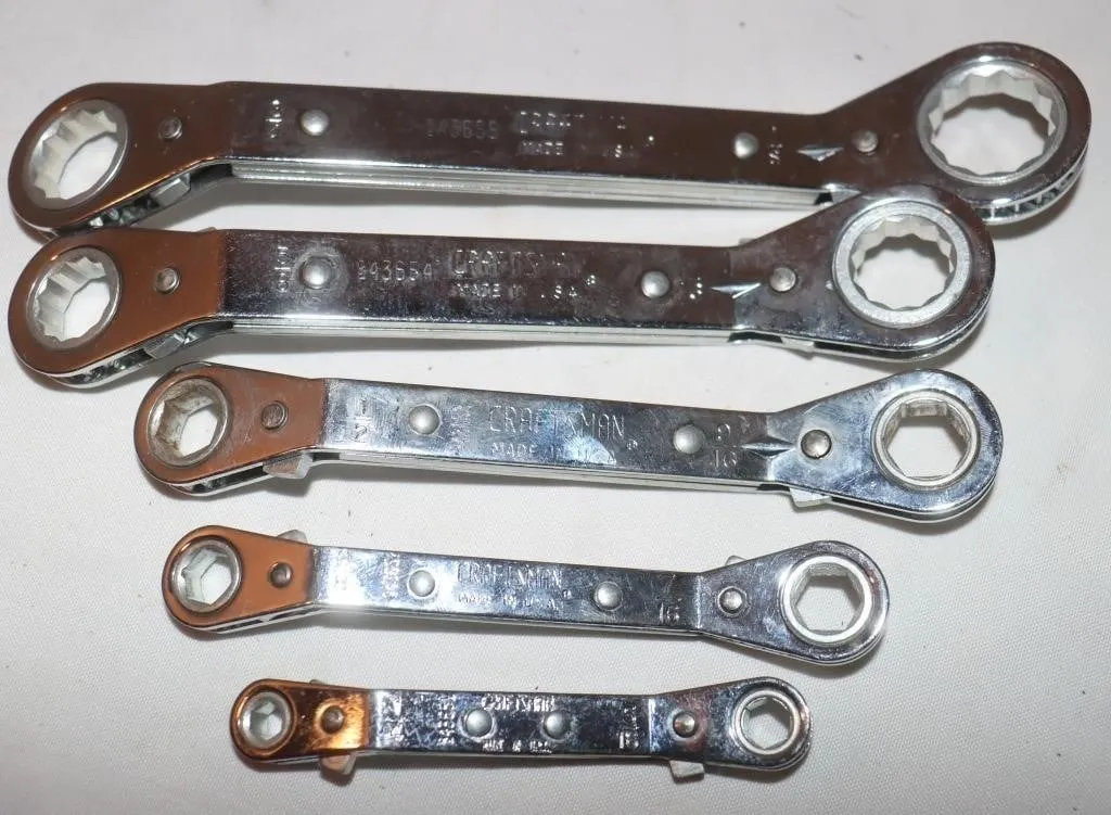 5pc Craftsman Offset Ratchet Wrench Set