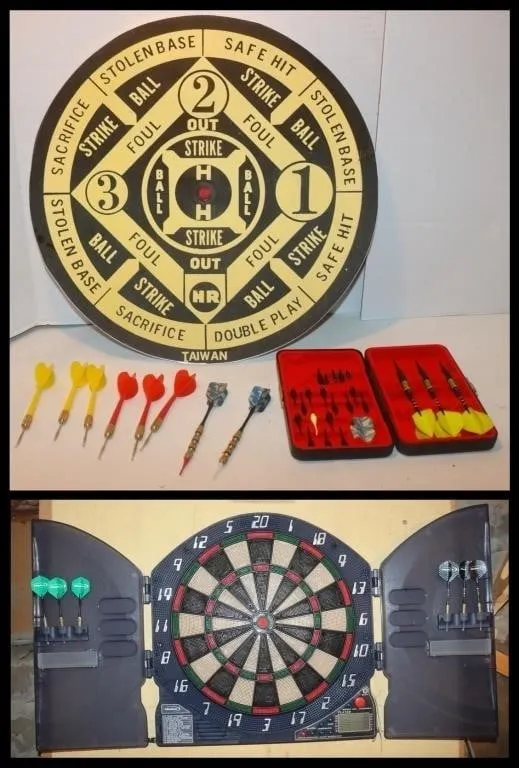 Electronic Dartboard, Baseball Dartboard, & Darts