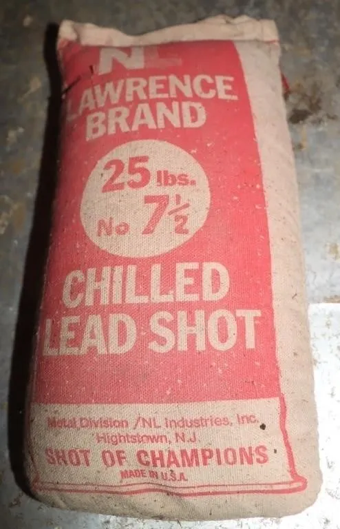 Lawrence 25 Lbs. Chilled Lead Shot No. 7 1/2