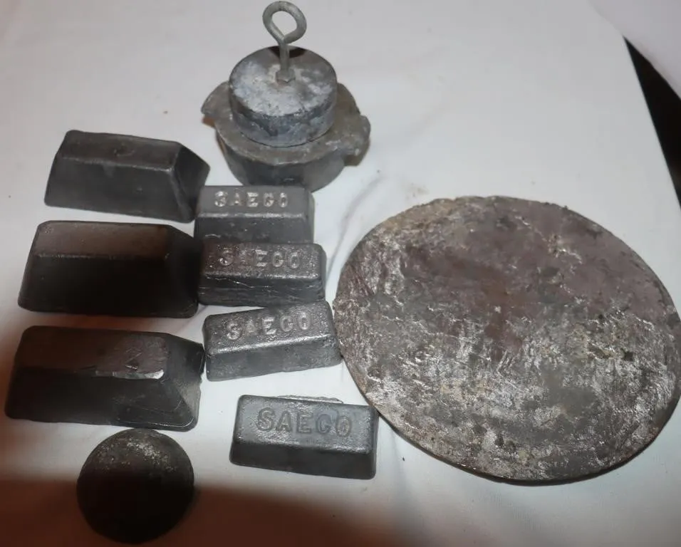 Saeco Lead Ingots And Lead Weights