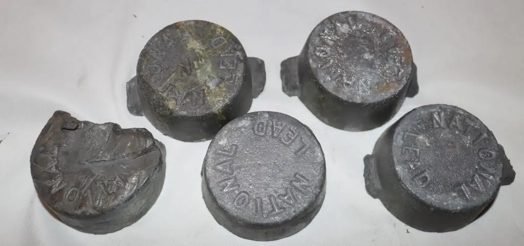 National Lead Round Ingots
