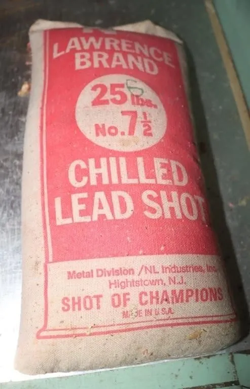 Lawrence Brand 25lb Chilled Lead Shot No. 7 1/2