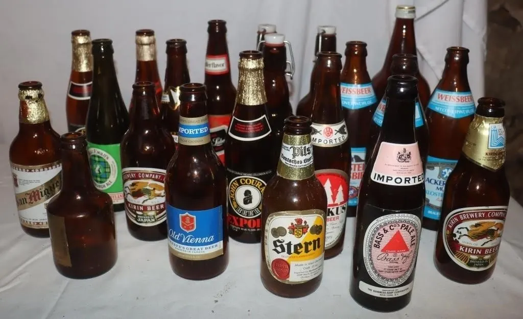 Brown Beer Bottles: