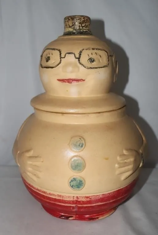 Vintage Ceramic Character Cookie Jar USA