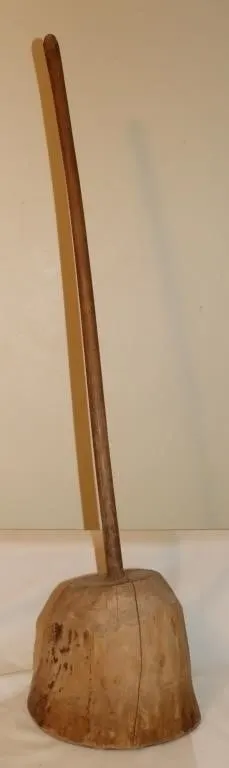 Large Wooden Butter Churn Dasher/ Masher