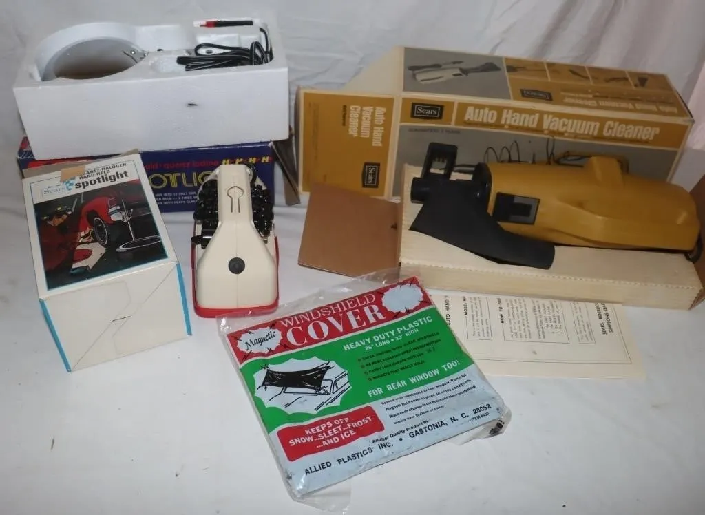 Spotlights, Hand Vacuum, Magnetic Windshield Cover