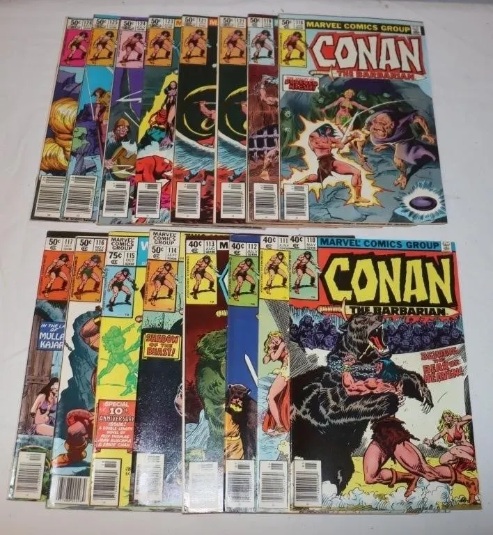 Marvel Conan The Barbarian Comic Books