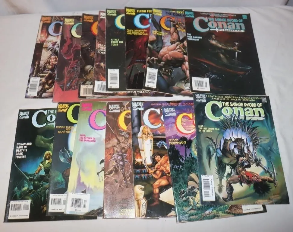 Marvel Comics The Savage Sword Of Conan Comics