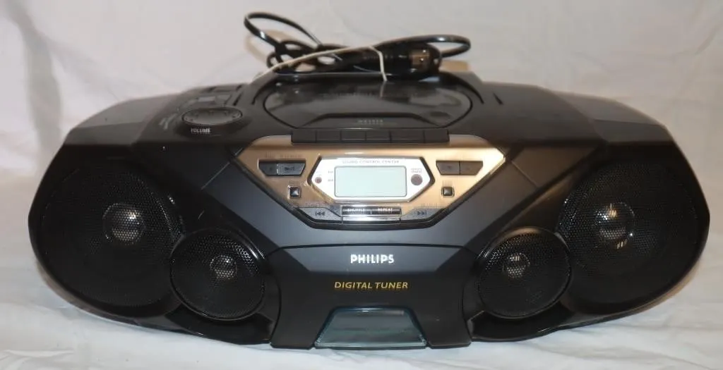 Philips AZ1574 CD Radio Cassette Recorder, Works