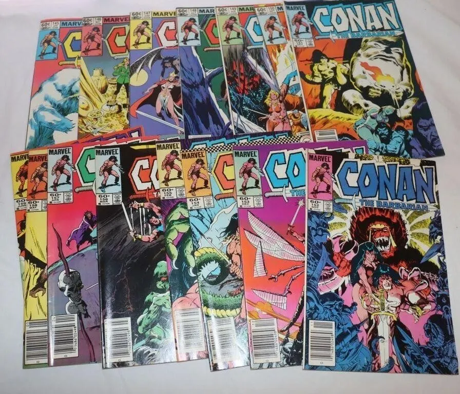 15 Marvel Conan The Barbarian Comics