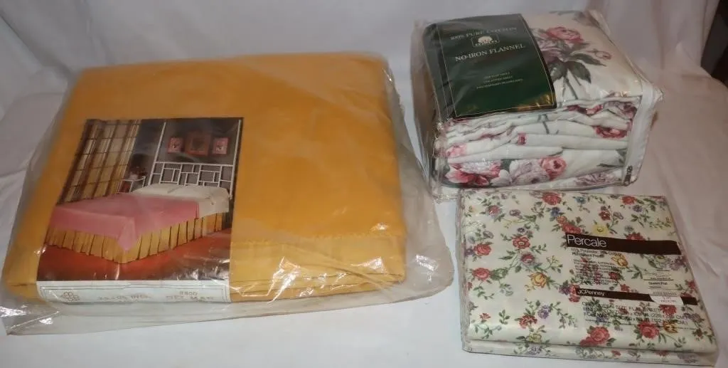 Beacon Acrylic Blanket, Stevens Flannel Sheet Set,