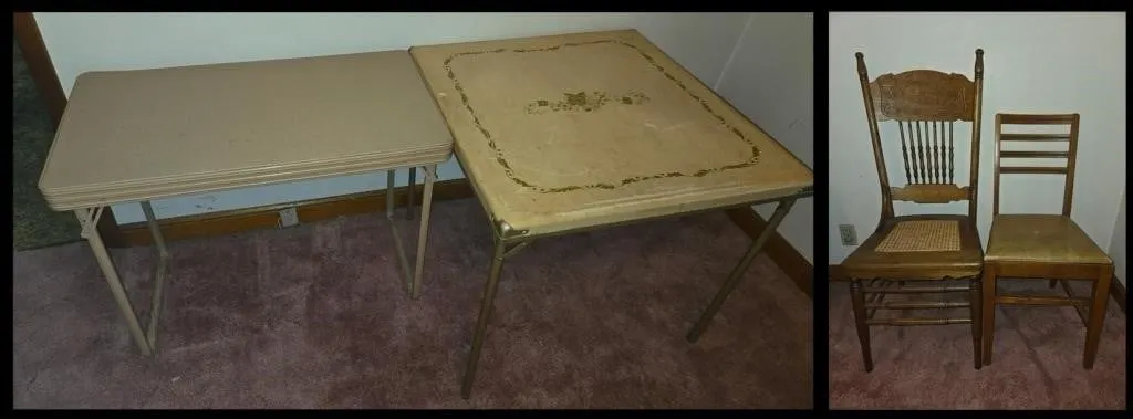 2 Tables & 2 Chairs: