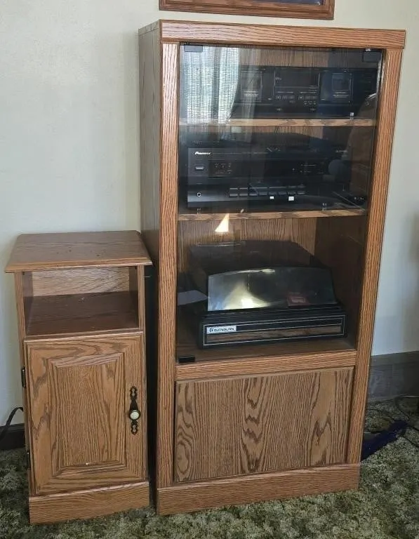 22.5x16.5x48.5" Entertainment Cabinet &