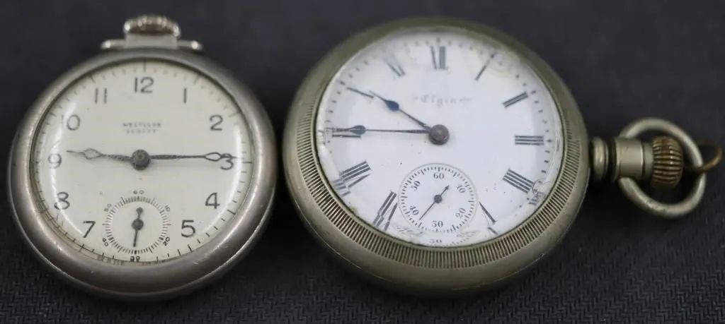 Westclox Scotty And Elgin Pocket Watches