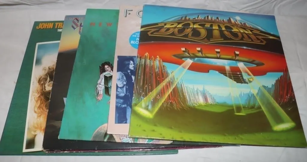 6 Vinyl Records: Boston,