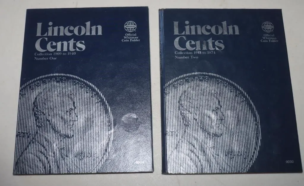 Whitman Lincoln Cent Folders 1909-1974