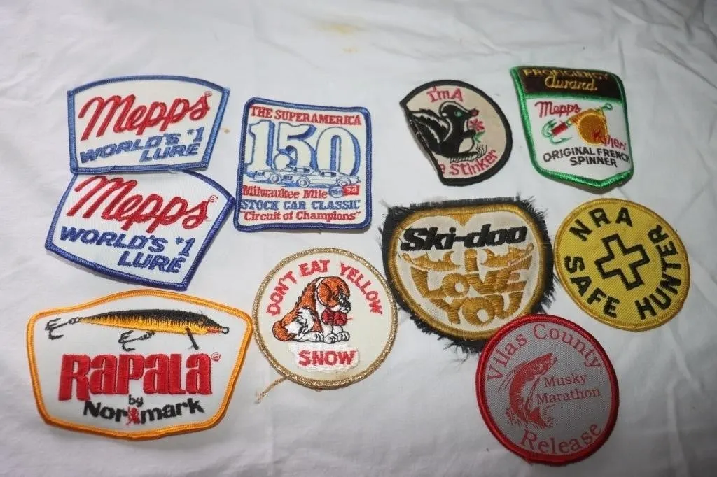 10 Embroidered Patches