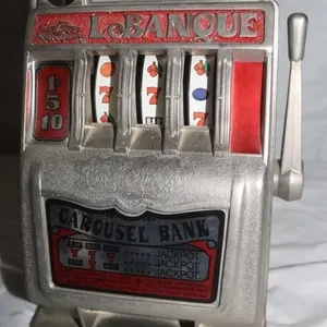 Carousel Bank LeBanque Slot Machine Bank