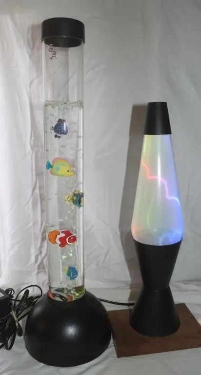Bubble Fish Lamp & Plasma Lamp