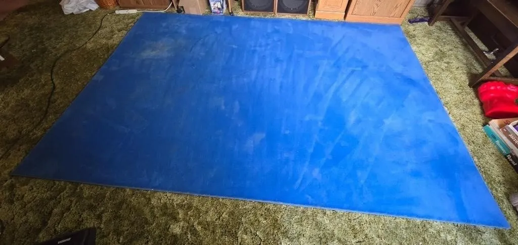 109x72" Blue Rug