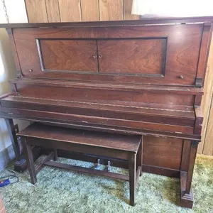 Piano and Piano Scroll Player w/ Bench, Works,