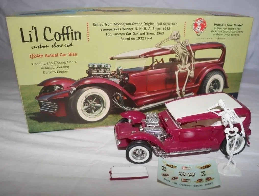 1964 Monogram Li'l Coffin Model Kit