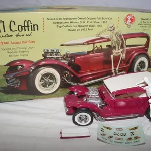 1964 Monogram Li'l Coffin Model Kit