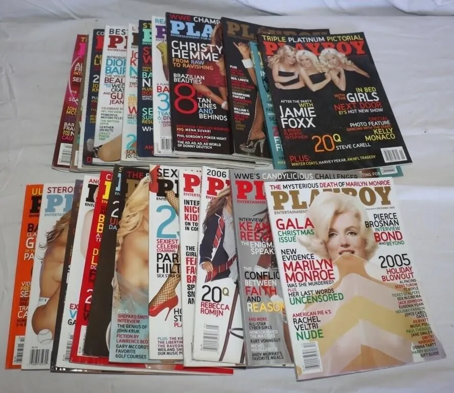 24 Playboy Magazines 2005-2006 Issues