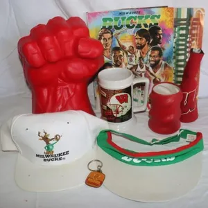 Milwaukee Bucks & Wisconsin Badgers memorabilia