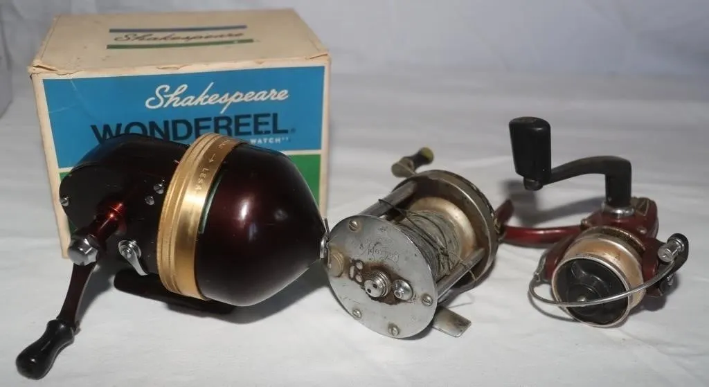 3 Shakespeare Fishing Reels: