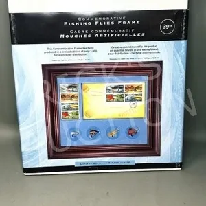 Commemorative Fishing flies stamp collection