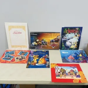 assorted Disney animated prints
