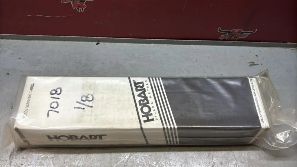 Unopened Box Hobart Welding Rod 7018, 1/8”.