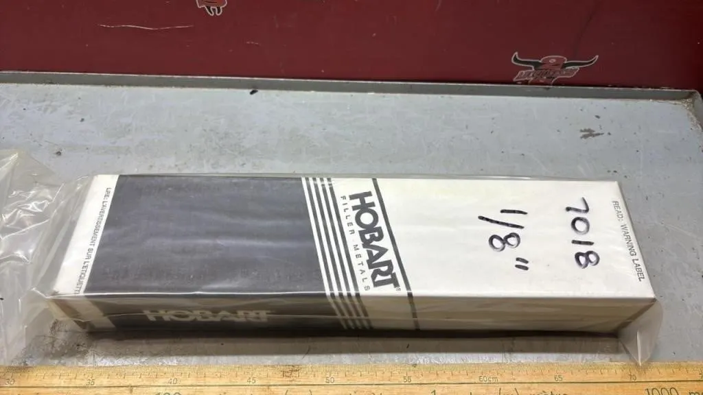 Unopened Box Hobart Welding Rod 7018, 1/8”.