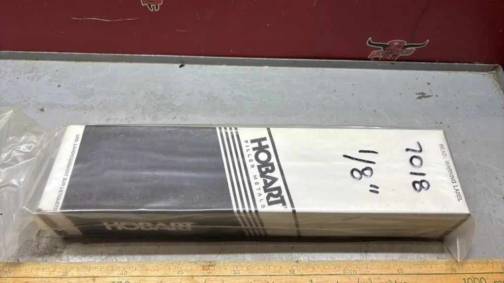 Unopened Box Hobart Welding Rod 7018, 1/8”.