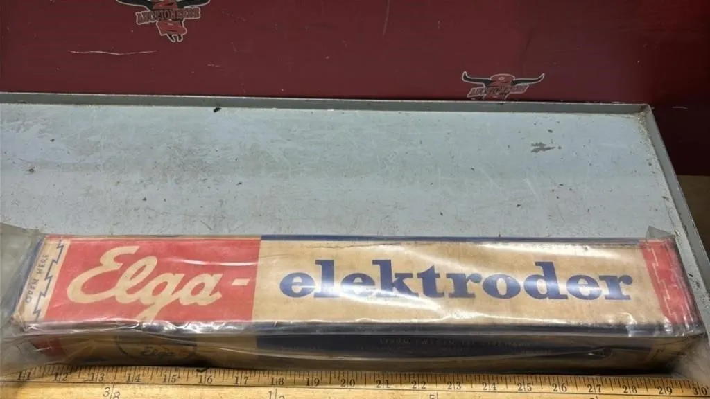 Unopened Box Elga Welding Rods.