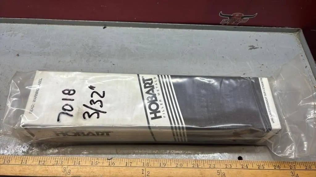 Unopened Box Hobart Welding Rod 7018, 3/32”.