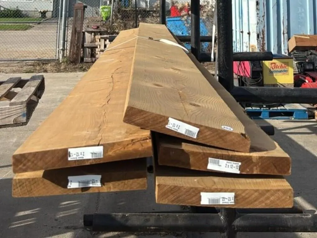 5, 2”x12”x12Ft Cull Lumber Treated Planks. *C