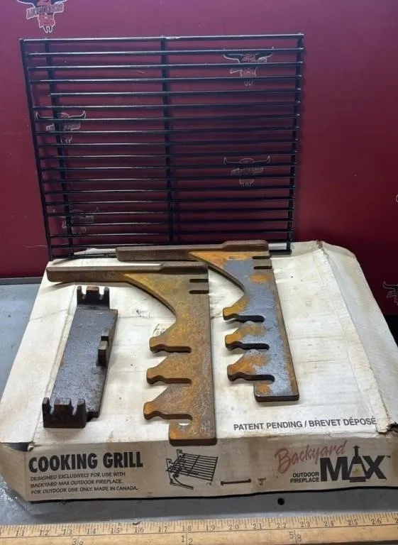 Cooking Grill Outdoor Fireplace.